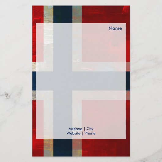 Grunge Painterly Theme Gifts Briefpapier (Voorkant)