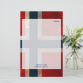 Grunge Painterly Theme Gifts Briefpapier (Staand voorkant)