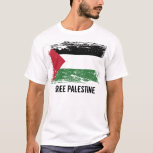 Grunge Palestine Flag T-shirt