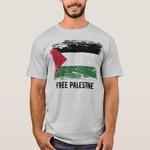 Grunge Palestine Flag T-shirt