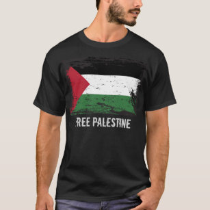 Grunge Palestine Flag T-shirt