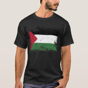 Grunge Palestine Flag T-shirt