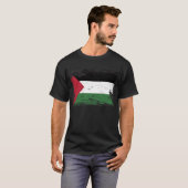 Grunge Palestine Flag T-shirt (Voorkant volledig)