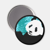 grunge panda. magneet (Voorkant / Achterkant)