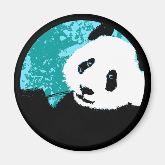 grunge panda. magneet (Voorkant)