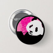 grunge panda. ronde button 5,7 cm (Voorkant /achterkant)