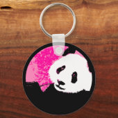 grunge panda. sleutelhanger (Voorkant)