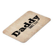 Grunge papa sinds 2014 magneet (Linkerzijde)