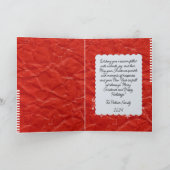 Grunge Papierontwerp Feestdagen Kaart (Binnen)