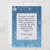 Grunge-papierontwerp Feestdagenkaart (Achterkant)