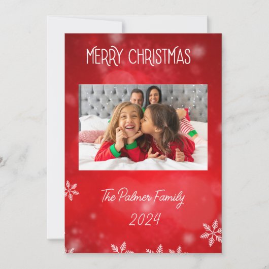 Grunge-papierontwerp Feestdagenkaart (Voorkant)