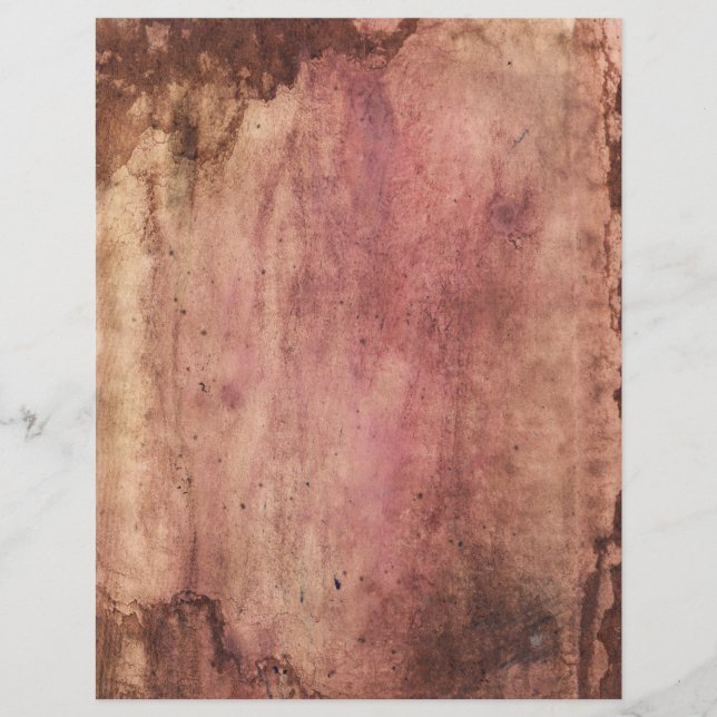 Grunge Parchment  Paper Letterhead (Voorkant)