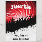 Grunge party flyer (Voorkant)