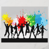 Grunge party flyer (Voorkant)