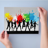 Grunge party flyer (Hand)