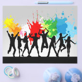 Grunge party flyer (Enkel)