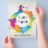 Grunge party flyer (Hand)