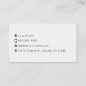 Grunge Pastels Visitekaartje (Achterkant)