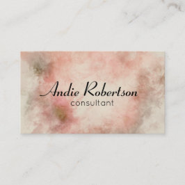 Grunge Pastels Visitekaartje