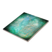 Grunge Patina achtergrond keramische Tegel Tegeltje (Zijkant)