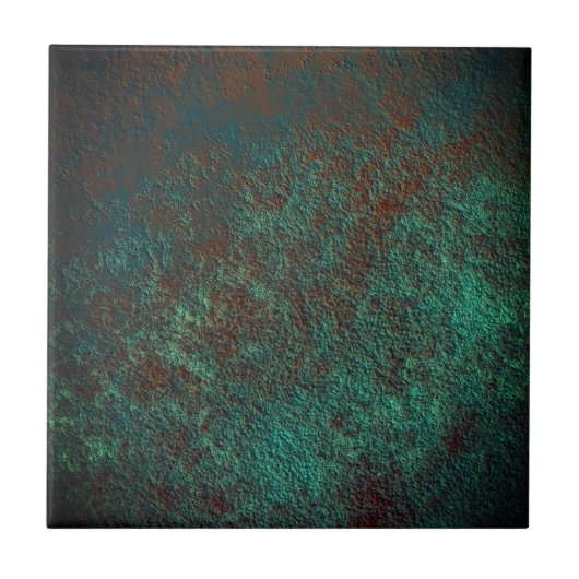 Grunge Patina  achtergrond keramische Tegel Tegeltje (Voorkant)