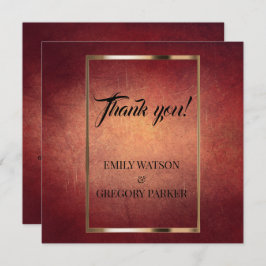 Grunge Patina vintage achtergrond Bedankkaart