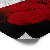 Grunge Patriotic California State Flag Poster (Hoek)