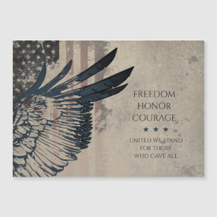Grunge Patriottische Adelaar Kunst Magnetische Kaa