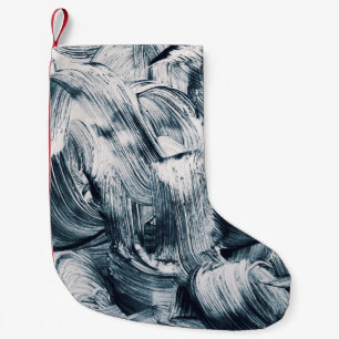 Grunge penseelstreken, Abstracte achtergrond. Kleine Kerstsok