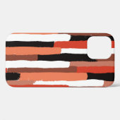 Grunge penseelstreken geometrisch naadloos patroon Case-Mate iPhone case (Achterkant (horizontaal))