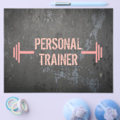 Grunge Personal Trainer Flyer (Enkel)