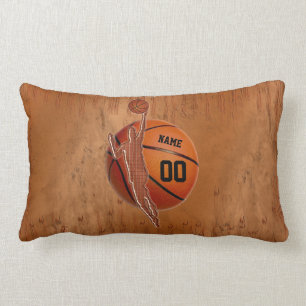 Grunge Personalized Basketball Pillow voor jongens Kussen