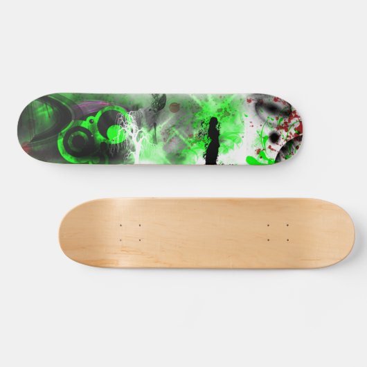 Grunge Persoonlijk Skateboard (Horizontaal)