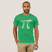Grunge Pi-symbool T-shirt (Voorkant volledig)