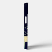 Grunge Piano-toetsenbord, speciaal aangepast Case-Mate iPhone Case (Achterkant / Rechts)
