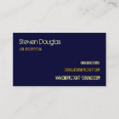 Grunge Piano-toetsenbord, speciaal aangepast Visitekaartje (Achterkant)