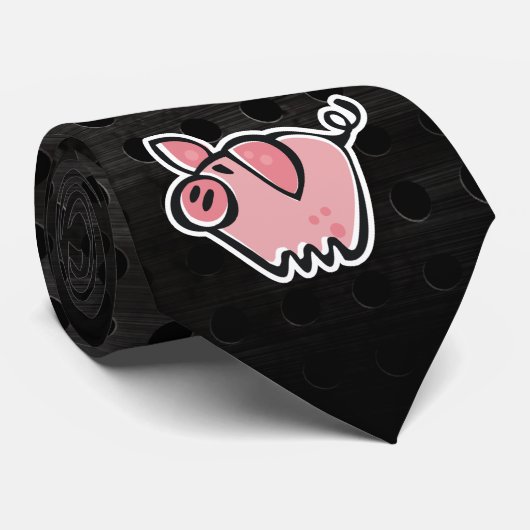 Grunge Pig Stropdas (Opgerold)