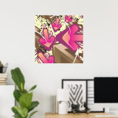 Grunge Pijlen Poster (Thuiskantoor)