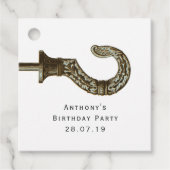 Grunge Pirate Bedankjes Labels (Voorkant)