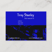 Grunge Pirate Business Card-sjabloon Visitekaartje (Achterkant)