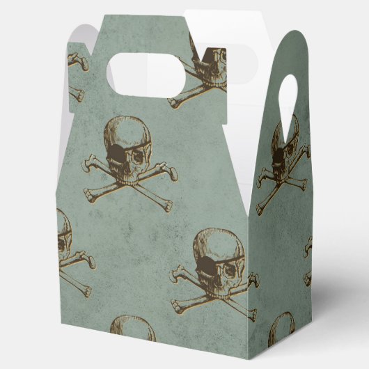  Grunge Piraten Bedankdoosjes (Geopend)