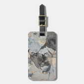 Grunge Pitbull-doodsbang Bagagelabel (Voorkant verticaal)