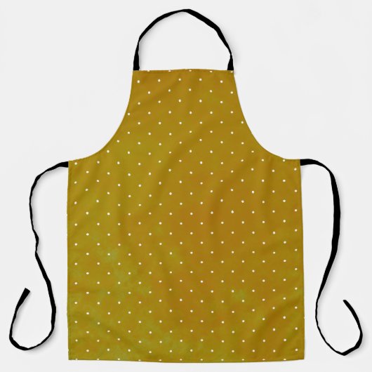 Grunge polka dot: waterverf achtergrond schort (Voorkant)