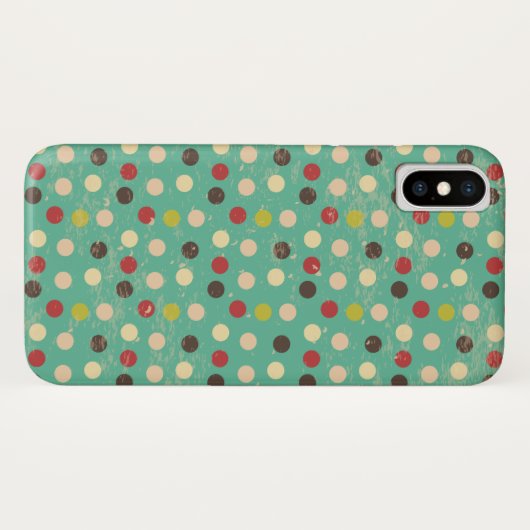Grunge Polka Dots Pattern Case-Mate iPhone Case (Achterkant (horizontaal))