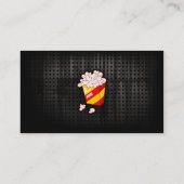 Grunge Popcorn Visitekaartje (Achterkant)