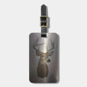 Grunge Primitive buck white tail Bagagelabel (Voorkant verticaal)