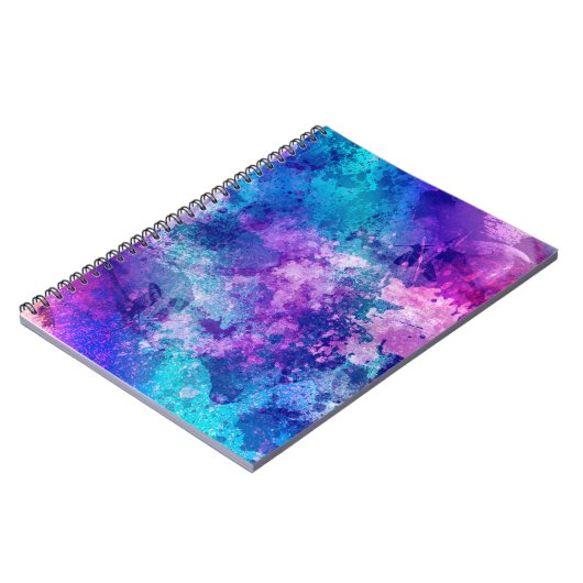 Grunge Print Spiral notebook Notitieboek (Linkerzijde)