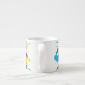 GRUNGE PUNK SPLATTER ESPRESSO KOP (Achterkant)