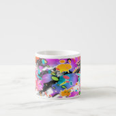 GRUNGE PUNK SPLATTER ESPRESSO KOP (Voorkant)