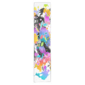 GRUNGE PUNK SPLATTER KORTE TAFELLOPER (Voorkant)